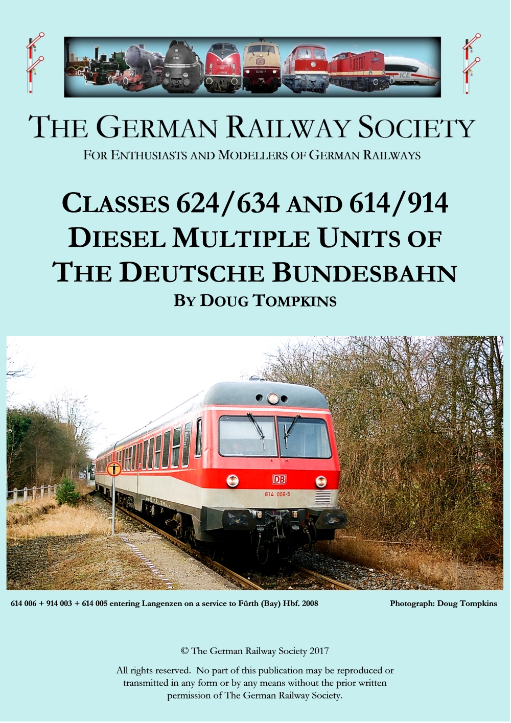 Cover image: Classes 624/634 and 614/914 diesel multiple units of the Deutsche Bundesbahn